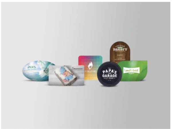 400gsm Custom Die Cut Spot UV Matt Lamination business cards